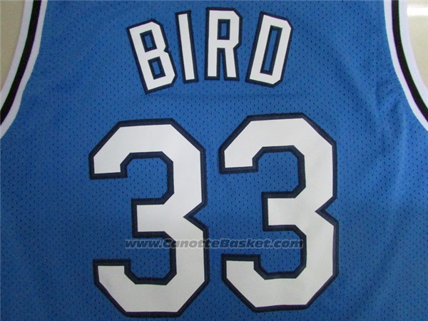 Maglia NCAA Indiana State Sycamores Larry Bird #33 Blu